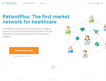 Tablet Screenshot of patientplus.com